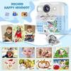 Kids Camera,Toddler Camera Instant Print Toys,1080P Children Printable Camera,Pink Selfie Camera Christmas Birthday Gifts for Girls Boys Age 3-10