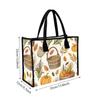 Autumn Pumpkin Pattern Tote Bag Fall Harvest Daily Handbag