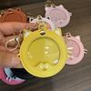 Cat Shape Badge Protector 58mm Keychain Fashion Badge Protective Shell  Birthday Gift