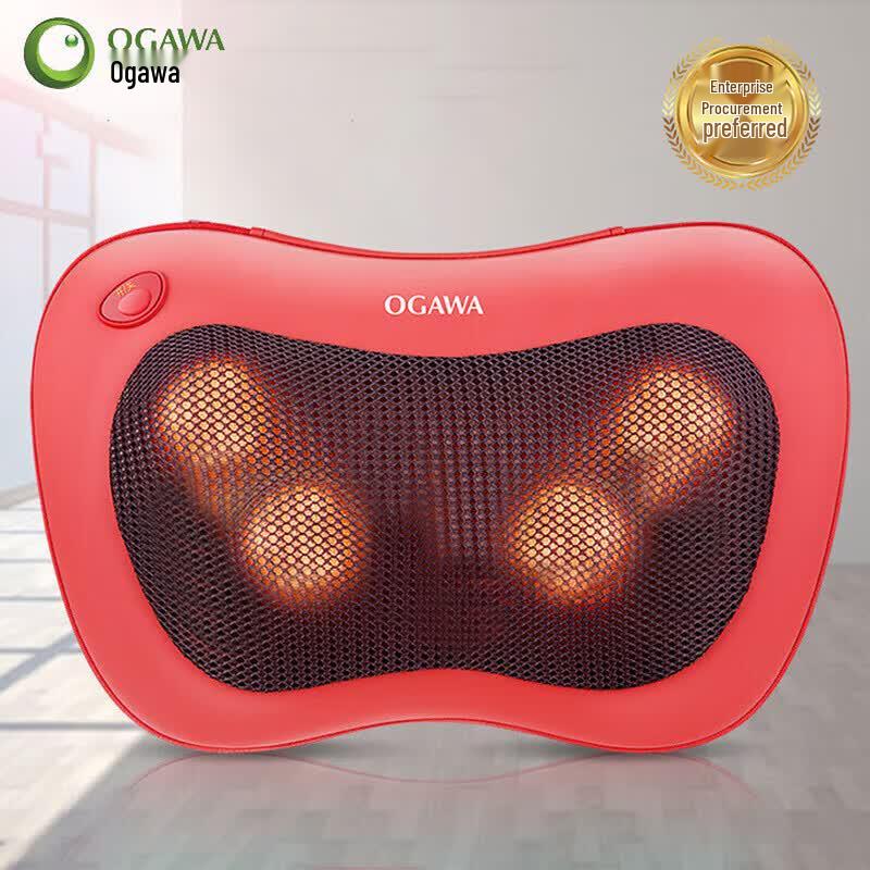 OGAWA Multifunction Neck & Waist Heating Massage Pillow CN plug (adapter included)