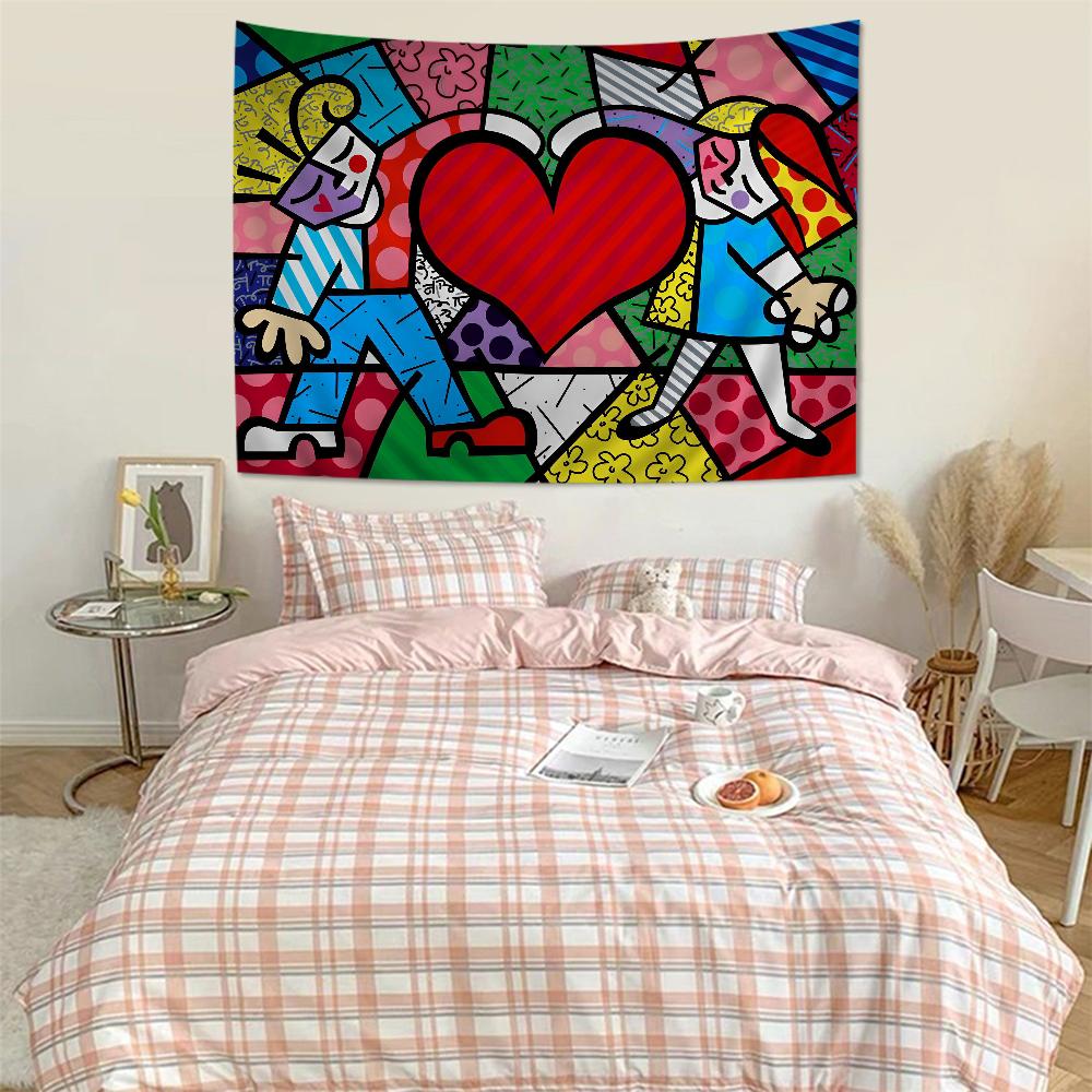 

Britto Anime Tapestry Art Science Fiction Room Home Decor Wall Art Decor 74x94cm(29x37in)