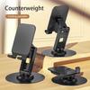 360°Rotating Phone Holder for Desk, Portable & Foldable Cell Phone Stand for Office & Home, Angle & Height Adjustable Tablet Stand for All