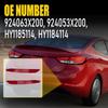 2pcs Bumper Reflector Set For 2014-2016 Hyundai Elantra Rear Left & Right Red