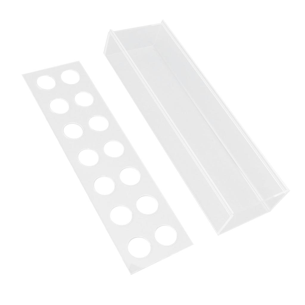 Vază acrilică transparentă, dreptunghiulară, elegantă, pentru piesa centrală, vază de flori pentru decorul casei, nuntă, petrecere, 14