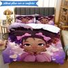 Black Princess Magic Celebration 3pcs K-pop music group Bedding set,Ideal for Bedroom, Dormitory,Including Duvet Cover And 2pcs Pillowcases,Fan gifts
