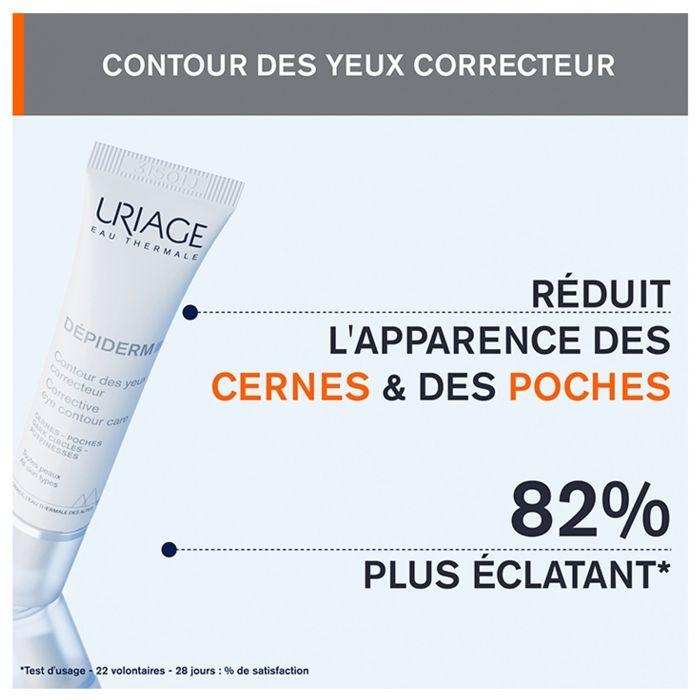 Uriage Dépiderm Contour Des Yeux Correcteur Cernes Poches15 Ml