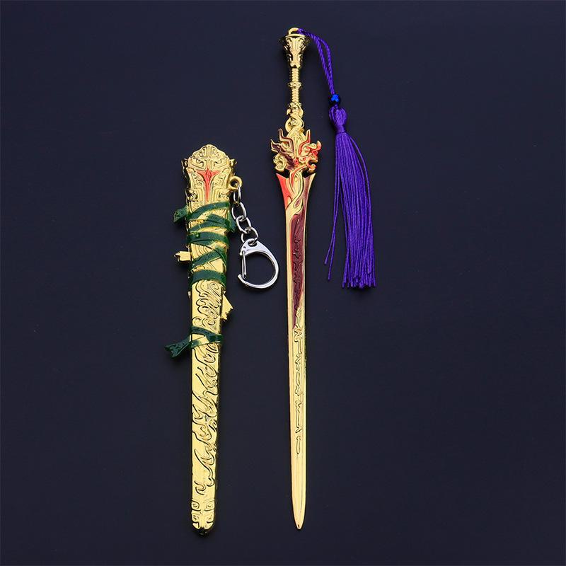 Naraka: Bladepoint Tang-Style Black Gold Sword Alloy Model Toy