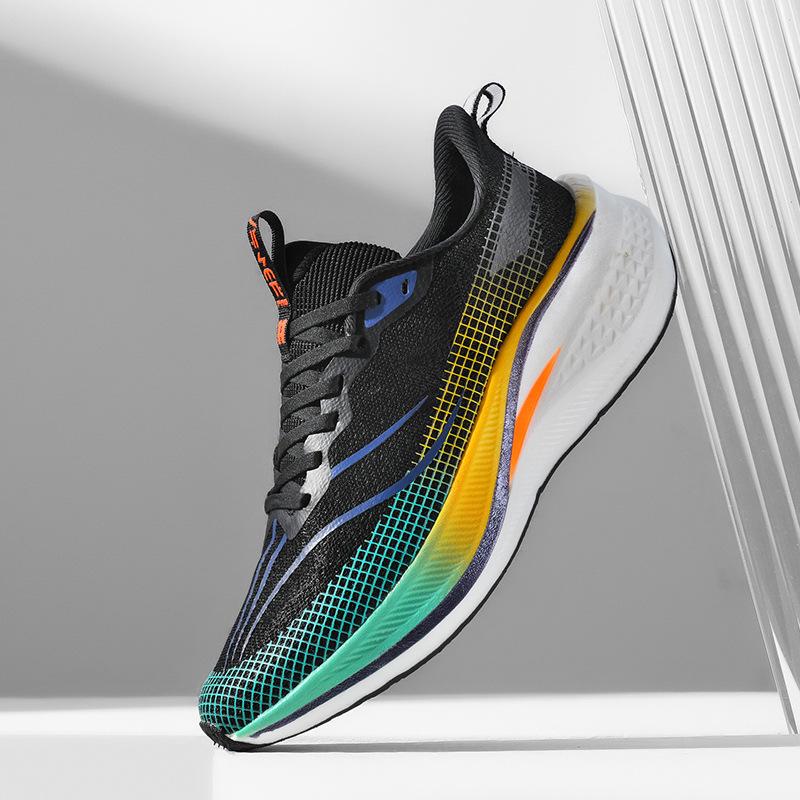

New running shoes men s shoes light breathable racing ultra-light running shoes men s 45