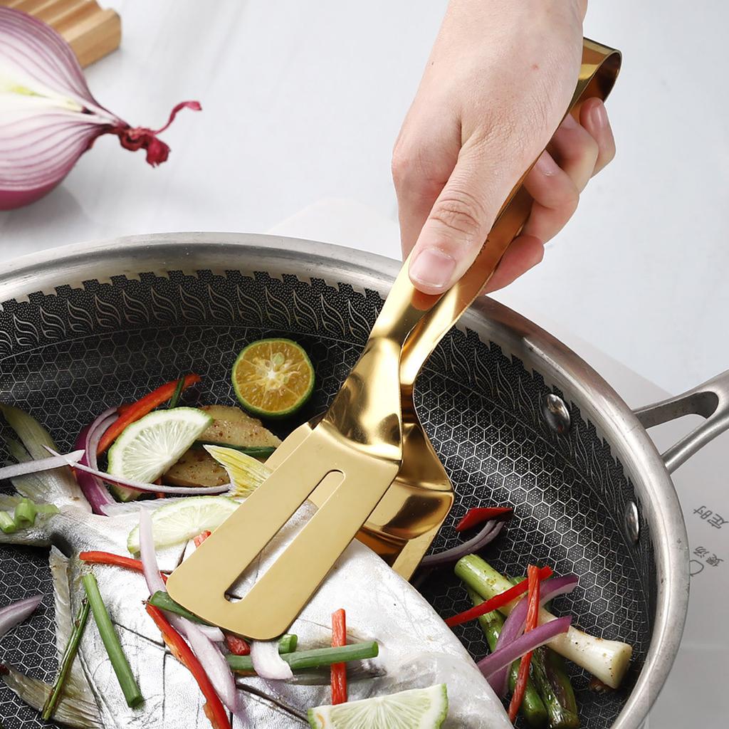 304 Stainless Steel Steak Clip Bread Tongs Steak Clamps Fry Clamp Barbecue Tongs Kitchen Tongs