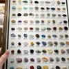 80pcs Mineral Stone Decorations Modern Unique Natural Ores Specimen 80 Patterns For Classroom Home Office Room Study Decor