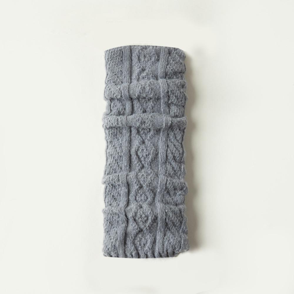 Solid Color Knitted Leg Warmers Y2K Women's Leg Socks New Boot Cuffs Leggings  Winter