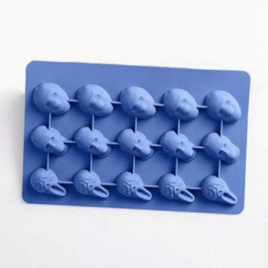 1/2 stk Silikon Bakeform Halloween Skalle-tema Matkvalitet Sikker Godteri Lagingsformer Festdekorasjoner