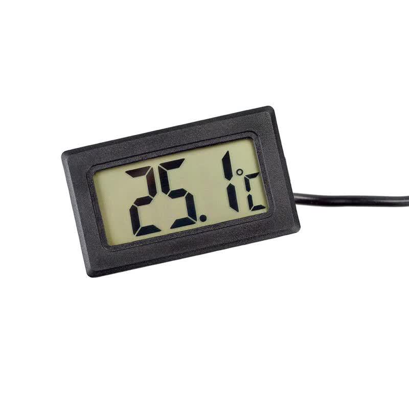 Lixin Embedded Digital Refrigerator Freezer Thermometer 2-Pack