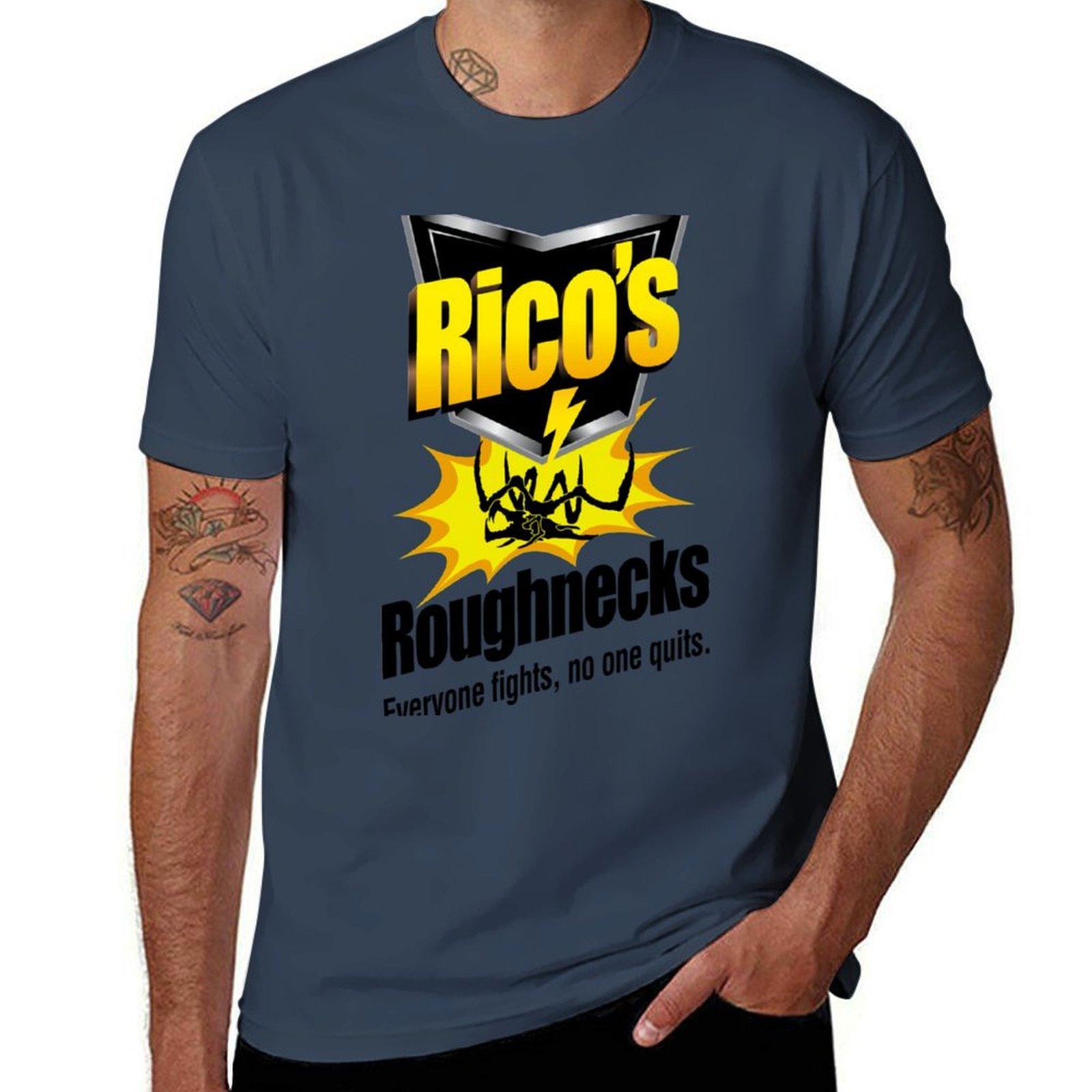 Ricos Roughnecks Classic TShirt TShirt t shirts for man cotton soft man t shirts cotton TShirt S