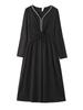 Autumn/Winter Plus Size Women's Mid-Length Dress: Stylish & Age-Reducing Design for 130-350 Jin
