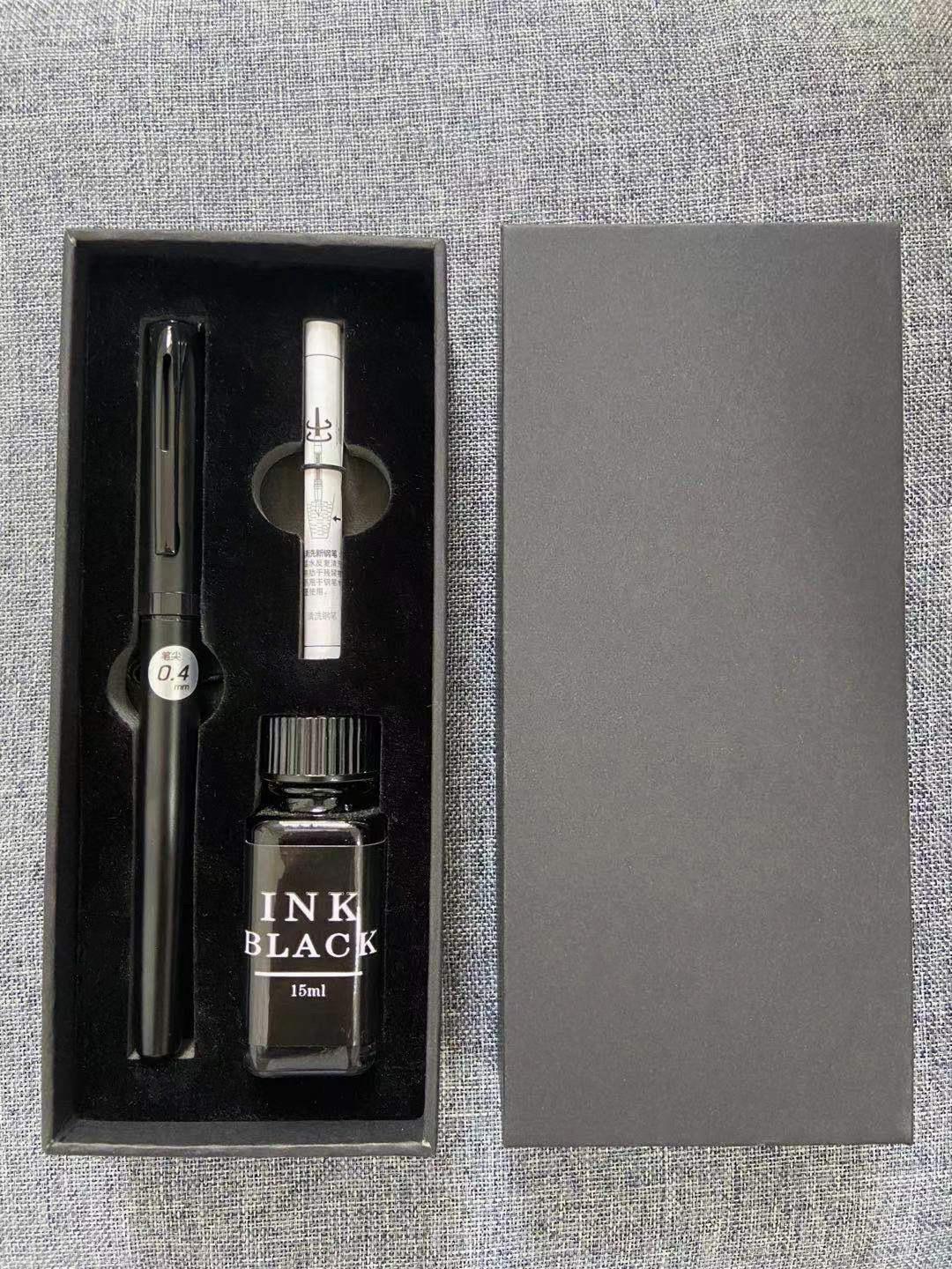 

Подарочная коробка для ручки Дарта Вейдера, изысканный набор для подарков высокого класса, практика каллиграфии, ученики начальной школы могут заменить чернильные пакеты, чернильные ручки, надписи 0.4mm