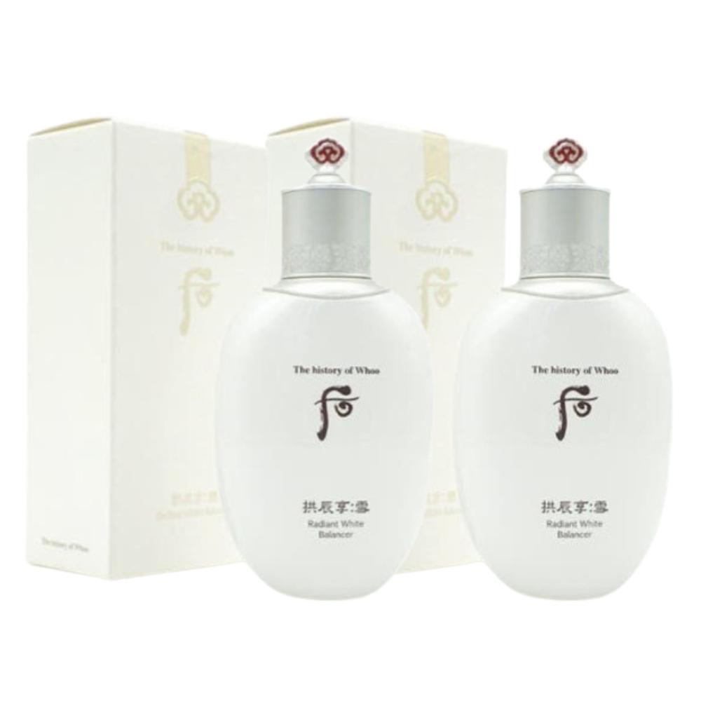 The History of Whoo Gongjinhyang Seol Radiant White Balancer 150ml Korean Herbal Brightening & Hydrating Toner Radiance Boosting K-Beauty Skincare