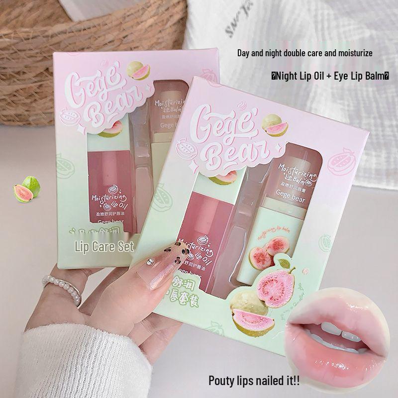 Daily Nightly Moisturizing Lip Balm Oil: Hydrates, prevents dryness and cracking, fades lip lines, colorless formula for lip area care.