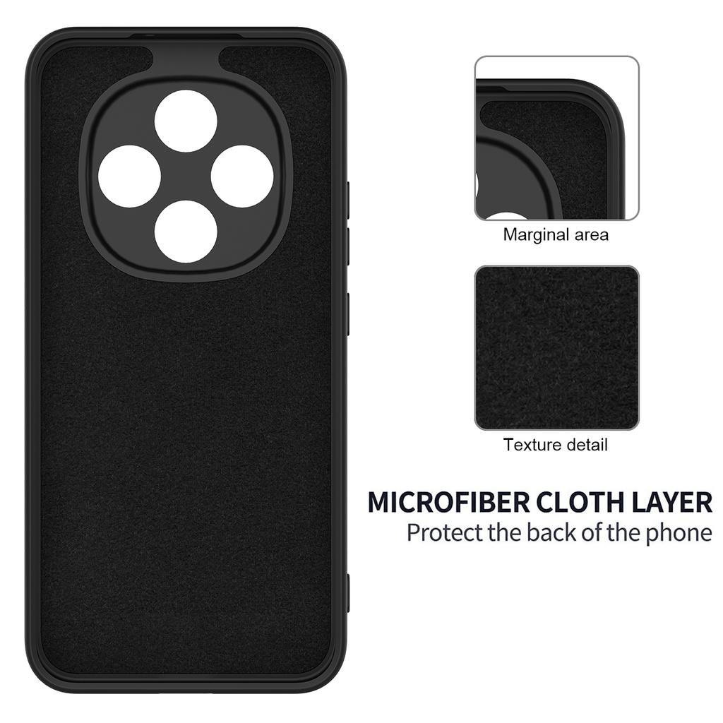 For Oppo F31 Pro 5G Liquid Silicone Case Phone Back Cover with Hand Strap