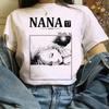 Anime Nana T Shirt for Women Japanese 2000s Style Y2k Tshirt Harajuku Fashion Casual Short Sleeve Top Kawaii Graphic T Shirts