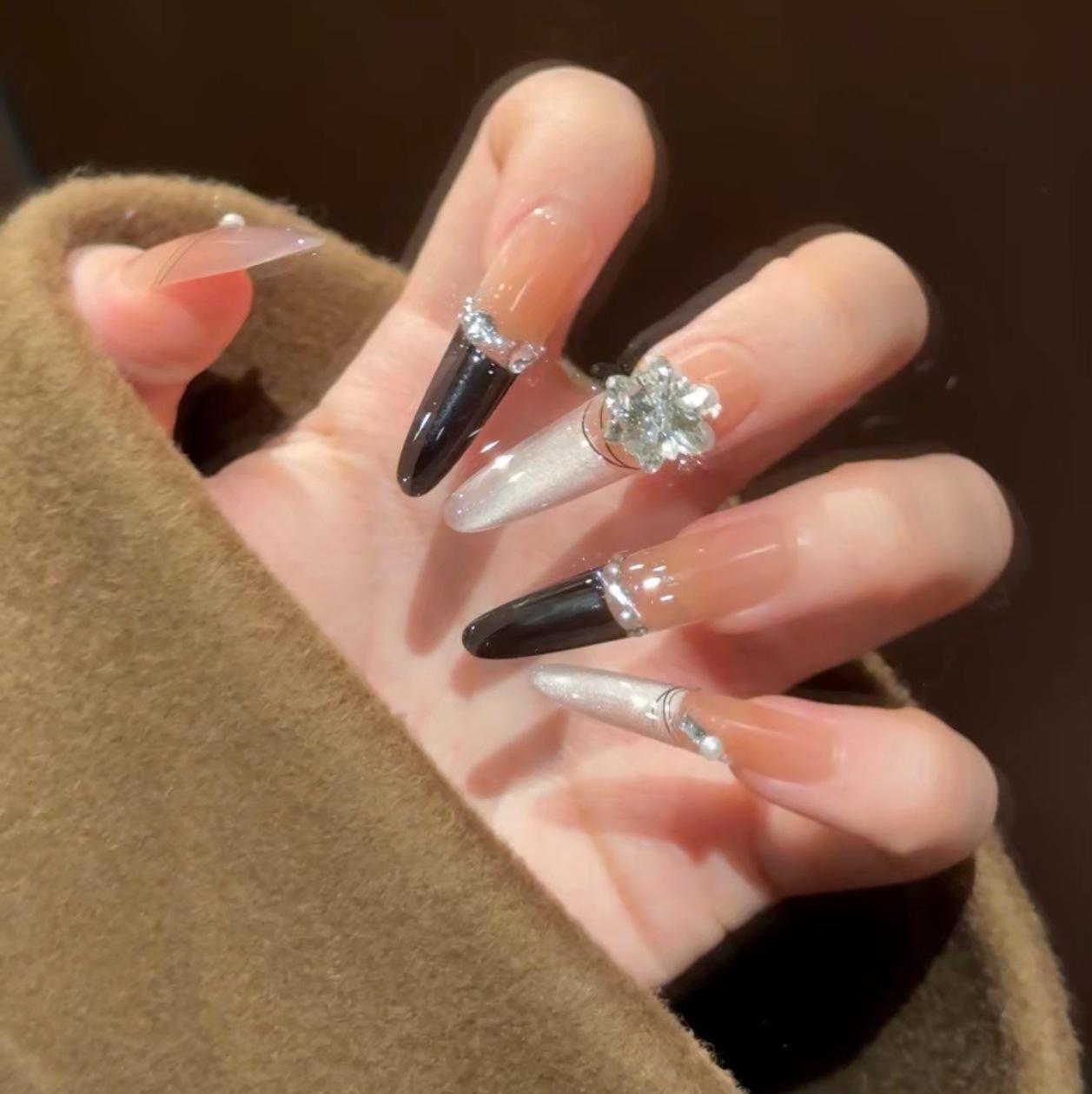 

High-End Handmade Long Thin 4.0 Heavy Duty Wearable Dog Nail Art Tips