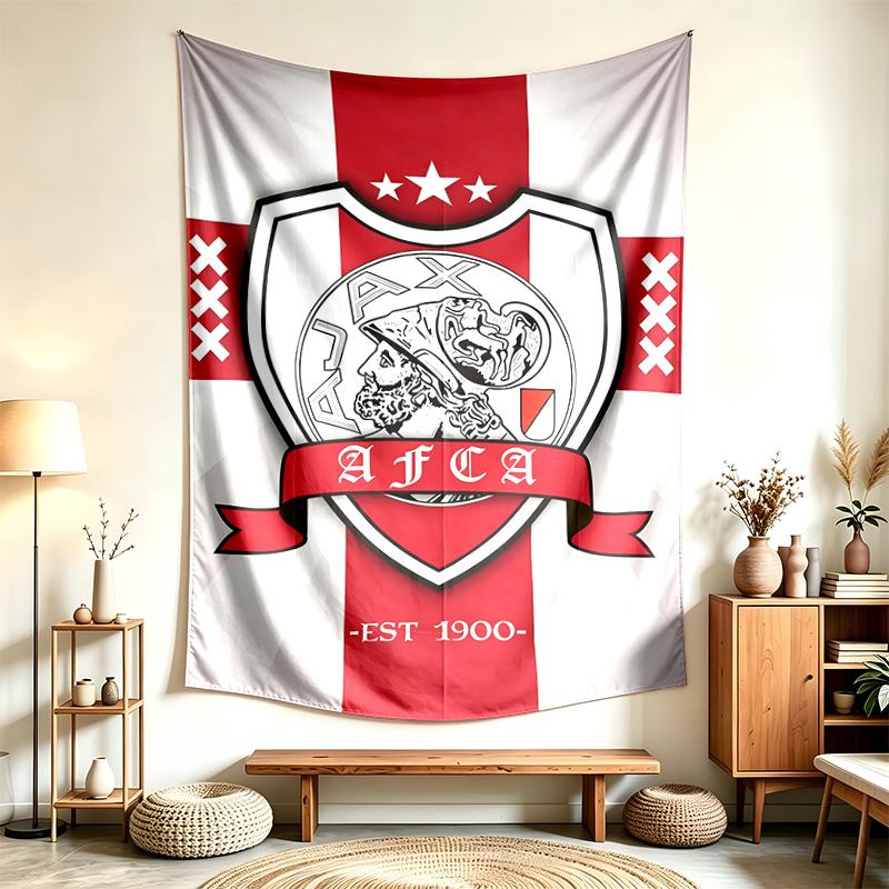 AFC Ajax (1) Tapestry Suitable For Decorating Homes Dorms And Bedrooms Soft To The Touch And A Perfect Gift For Friends And Family
