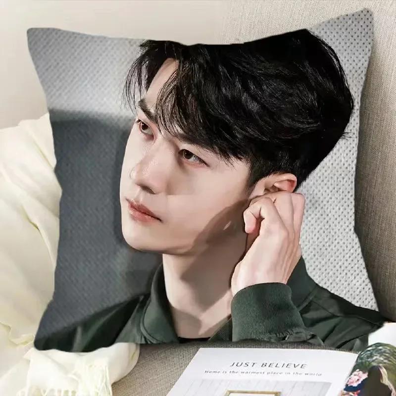 Wang Yibo Yebo Poster Double-sided Printed Pillowcase China Movie Born To Fly Lei Yu Drama Stills Home Car Decor Cushion Cover