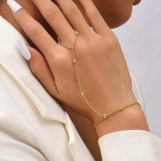 Stainless steel bracelet women's finger chain