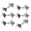 Crystal Crossed Star Waist Tighten Pins Nonrust Plating Easy To Install Adjustable Clip For Loose Pants Waist Adjusters