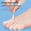 Silicone Big Toe Protector & Breathable Separator for Anti-Chafing, Anti-Cracking, and Moisturizing.