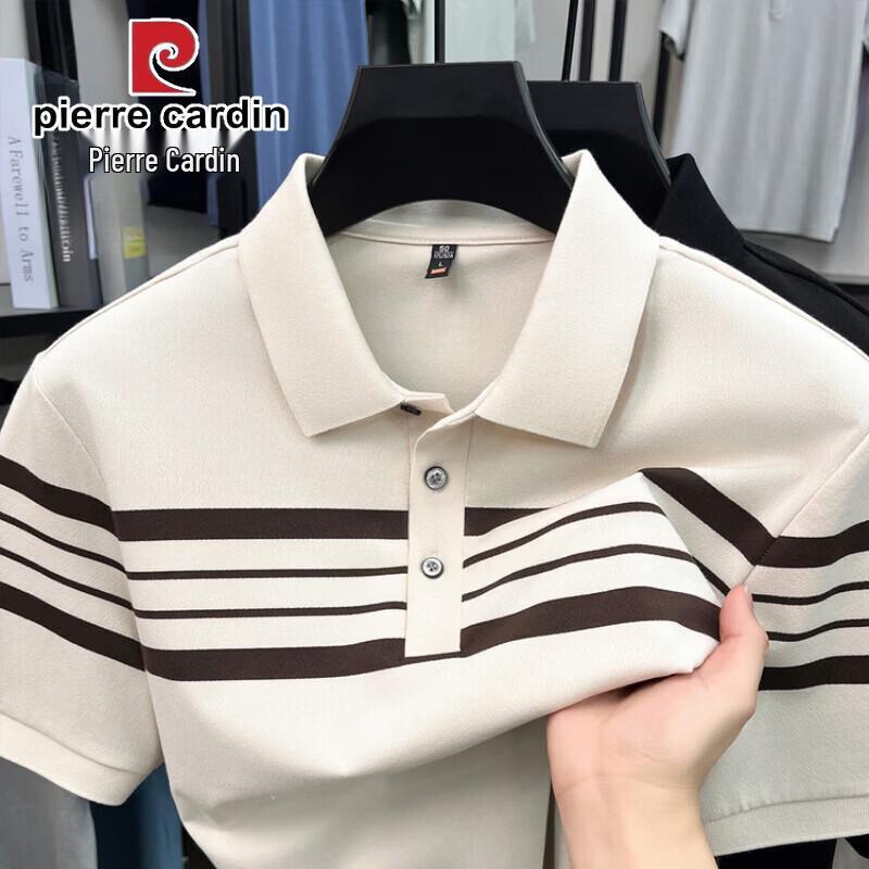 Pierre Cardin Men s Striped Polo T-Shirt XL