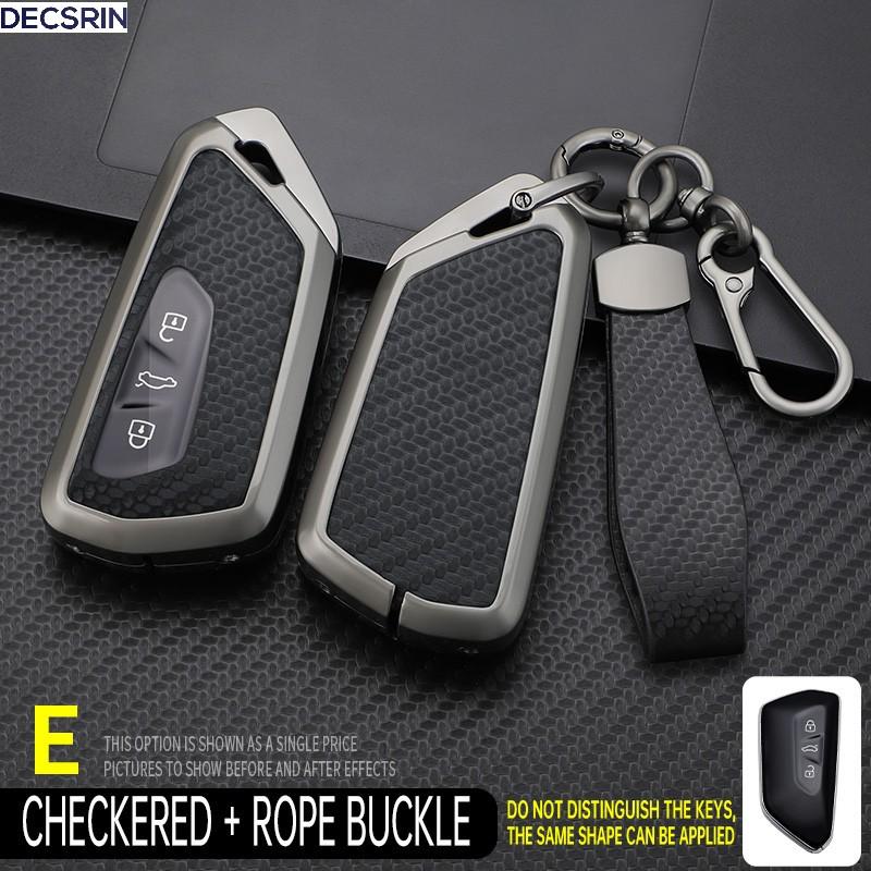 Car Key Case Cover Shell For VW Volkswagen Golf 8 MK8 ID.3 ID.4 Cupra Skoda Octavia A8 SEAT Leon MK4 2020 2021 Formentor Tarraco