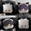 Cartoon LLove And DDeepspace Pillow Case Antidustmite Pillowcase Invisible Zipper Silky Short Plush Sofa Cushion Cover