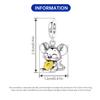Tiktok Hot Selling Fashion Little Mouse Shape Copper Silver Plated Bracelet Pendants Cute Necklace Charm DIY Jewelry Accessories