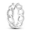Size 6 -9 Inch Authentic 925 Silver Women Stackable Ring Girl 'S Luxury Wedding Finger Rings