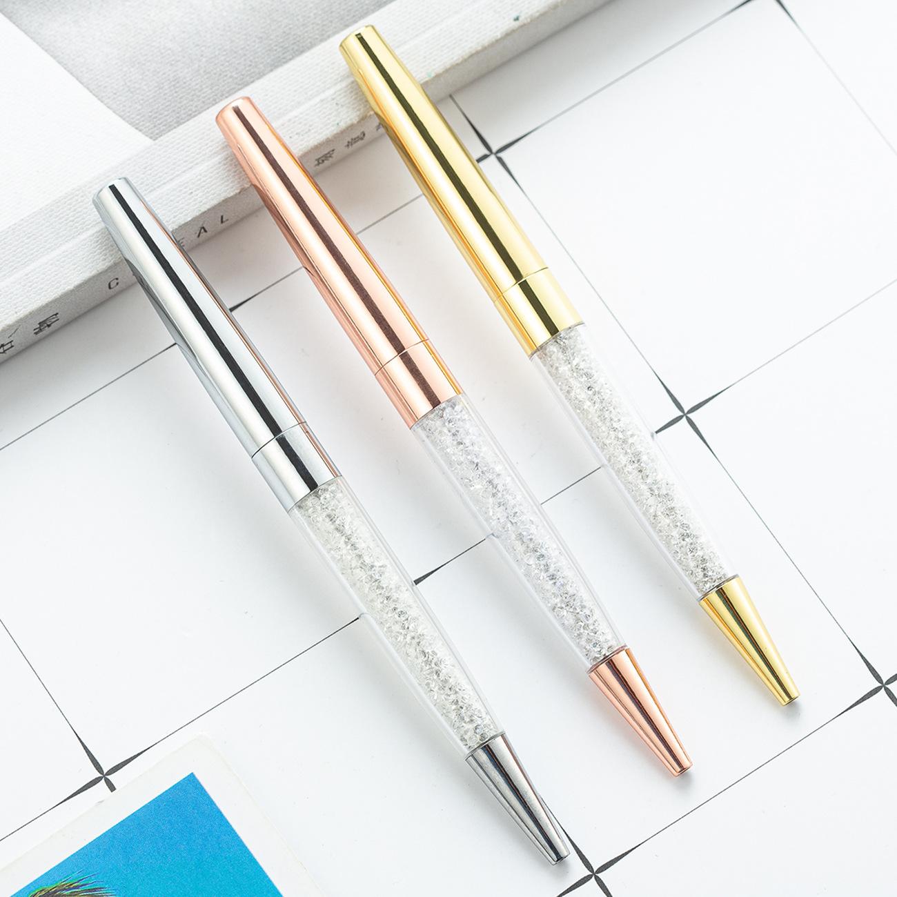

3 pieces/set Metal Ballpoint Pens for Daily Writing and 1.0mm Signature Pens