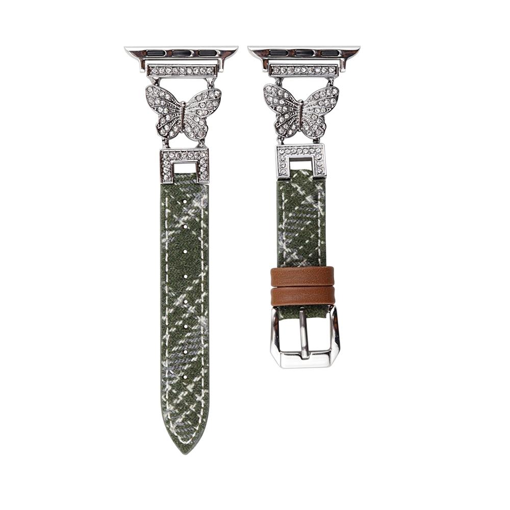 Curea din piele fluture pentru Apple Watch Series 9 8 7 6 5 4 3 2 Se Curea de ceas pentru bratara IWatch Ultra 41mm 45mm 40 44mm 38 42mm