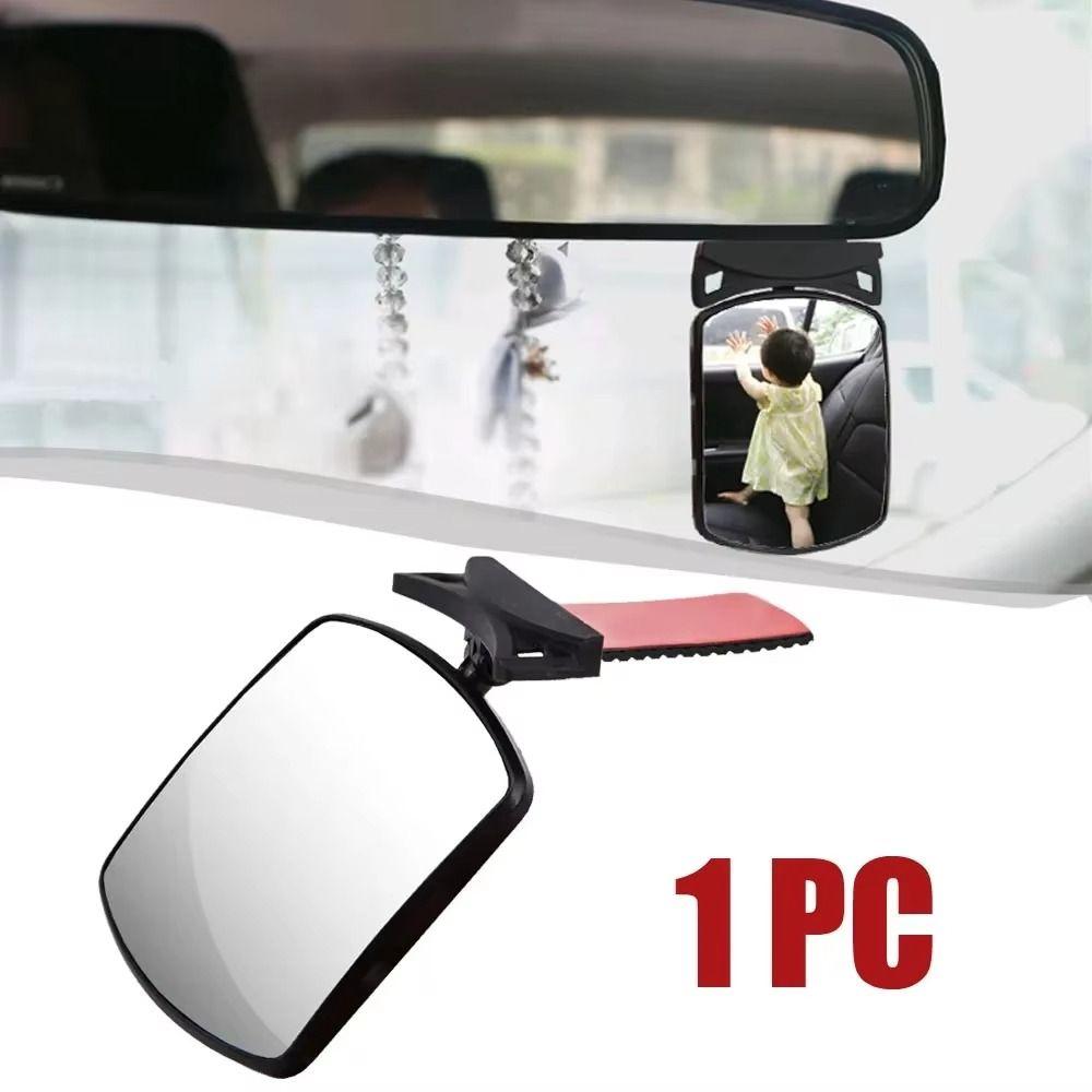 Wide-angle Mirror Car Rearview Mirror 360 Degree Adjustable Back Seat Mirror Children Safety