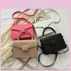 Sac Boîte Élégant en Cuir PU Petit Sac à Bandoulière Chic Urbain Moderne Pour Femmes 2023