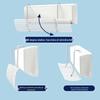 Universal Air Conditioner Wind Deflector: No-Install, 180° Rotating Airflow Shield