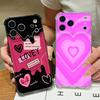 Colorful Heart Pattern Phone Case For iPhone 17e 17 16 15 Pro Max 14 13 Pro 16 Shockproof Clear Soft Card Slot Pocket Back Cover