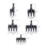 1 Pair T2/T3/T4/T5/T6 Male&Femal Branch PV Solar panel Cable Connectors 30A 1000V Electrical Photovoltaic Panel Wire Connector