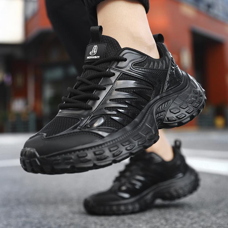 

Кроссовки Мужские Спортивные Спортивные Унисекс Обувь Уличная Женская Обувь для Пары 35 чёрный