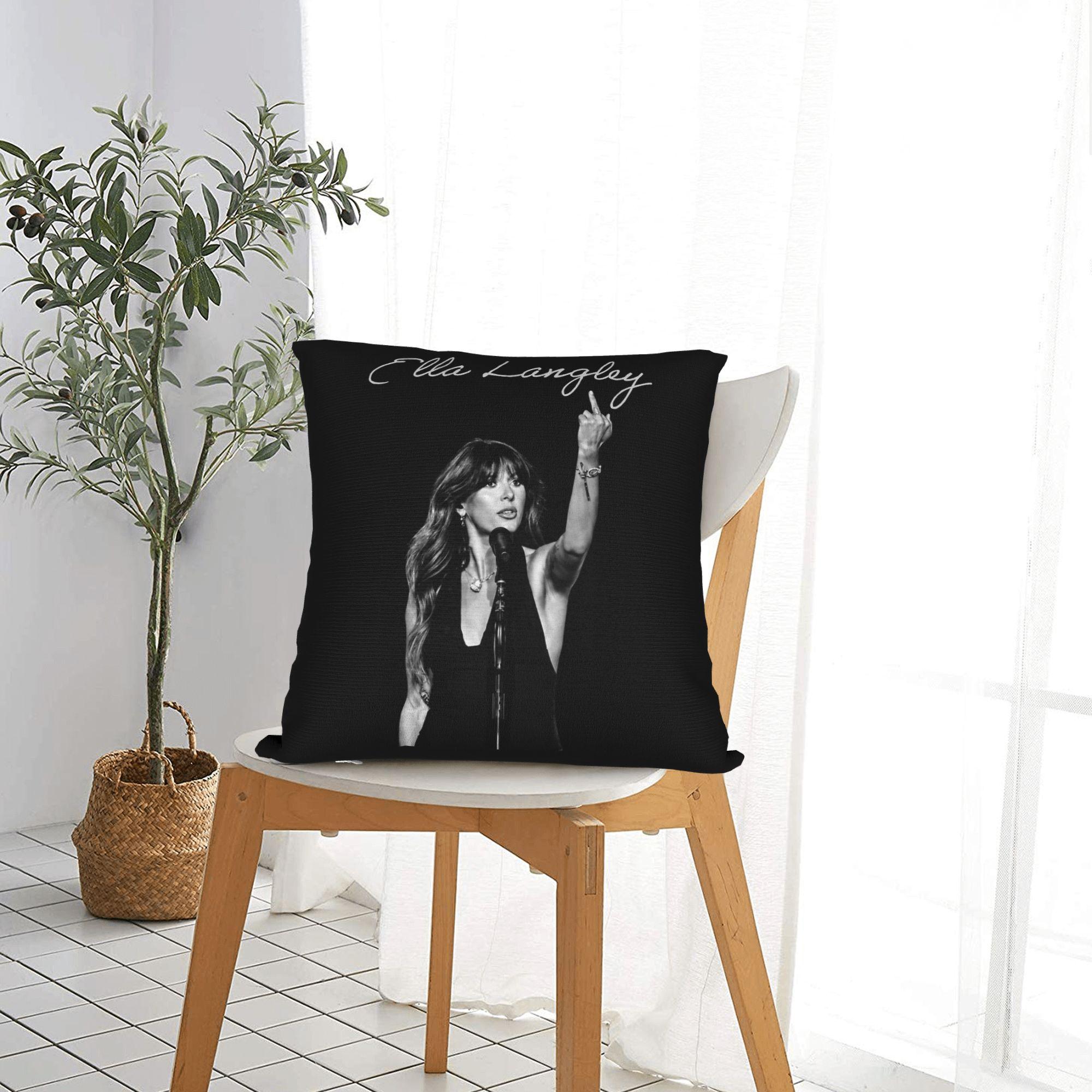 Lu Xika Chen Unisex Ella Langley The Dandelion Tour Pillowcase Printing Polyester Cushion Cover Gift Pillow Case Cover Home Square 18''