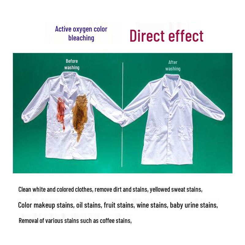 High-Quality Oxygen Bleach Powder for Whitening and Brightening Colored Clothes