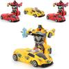 Plastic Childrens Deformation Car Toy With Inertia Drive For Early Learning And Parentchild Interaction