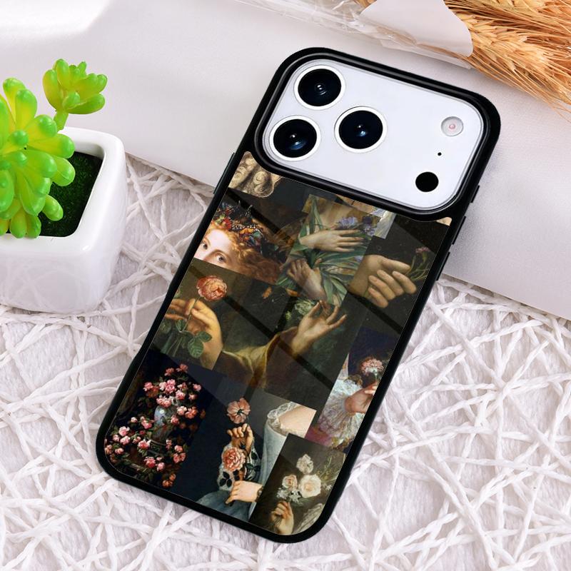 Renaissance Famous painting Collage Shockproof Phone Case for iPhone 17 Air 16e 15 11 12 14 13 Pro Max Cover Coque