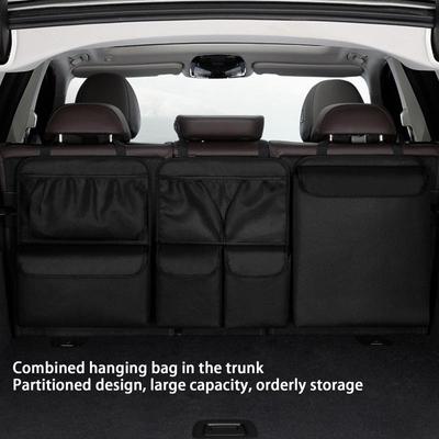 Car Trunk Organizer Multifunction Automotive Storage Bag 3 PCS Hangable Vehicle Storage Containers Car Rear Combination Storage