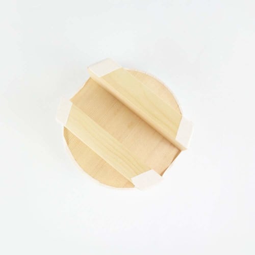 Alaska Hinoki Wooden Lid for Small Kettle, 24cm (for 22cm Kettle)