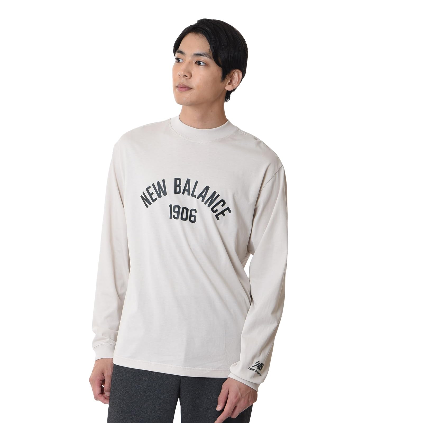 

Футболка с длинным рукавом Essentials Varsity с длинным рукавом MT33555 MBM S [New Balance] Футболка мужская (Лунный луч)